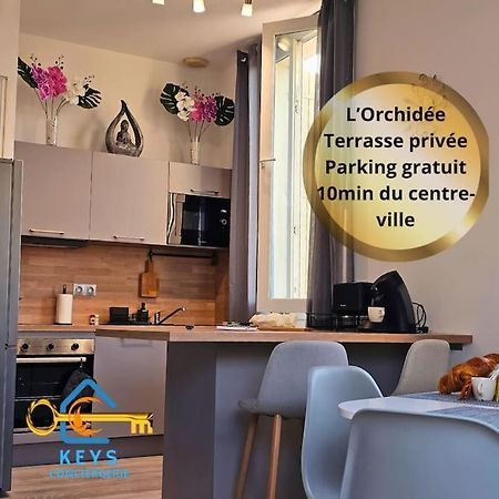 Appartement L'Orchidee, Proche De La Gare Avec Clim Et Terrasse à Narbonne Extérieur photo