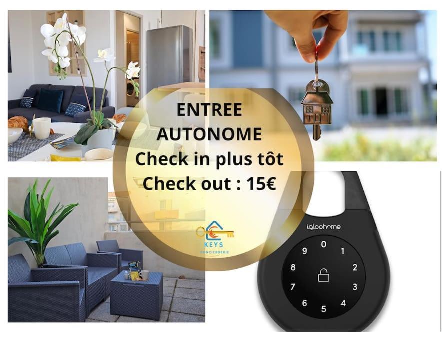 Appartement L'Orchidee, Proche De La Gare Avec Clim Et Terrasse à Narbonne Extérieur photo