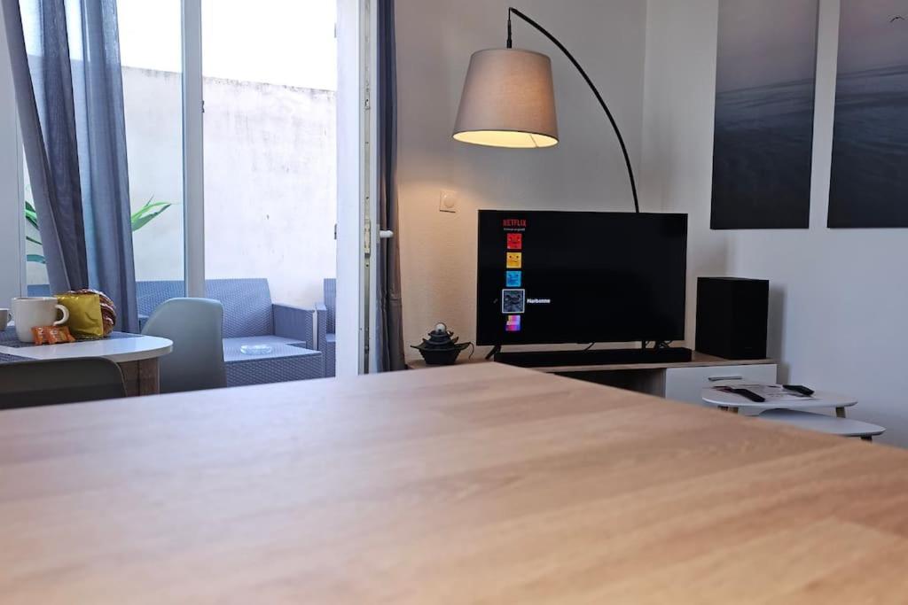 Appartement L'Orchidee, Proche De La Gare Avec Clim Et Terrasse à Narbonne Extérieur photo